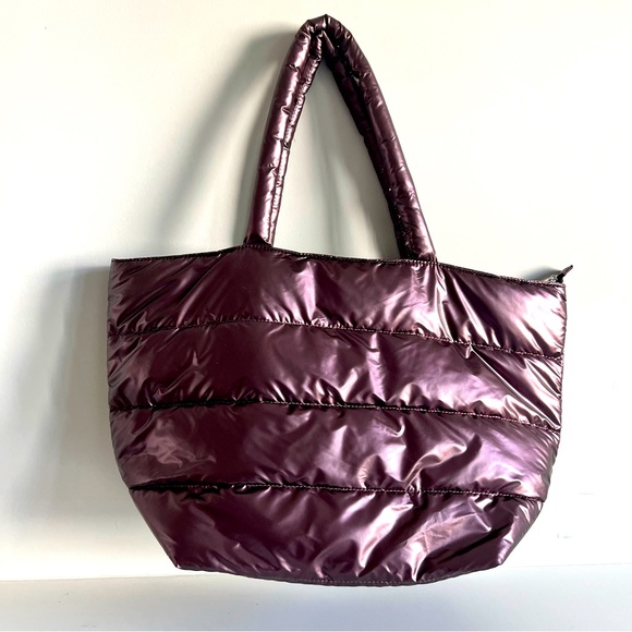 Handbags - Winter Cozy Puffer Style Tote